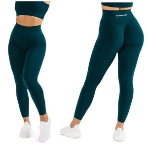 Teal Alphalete Amplify Leggings Size XS